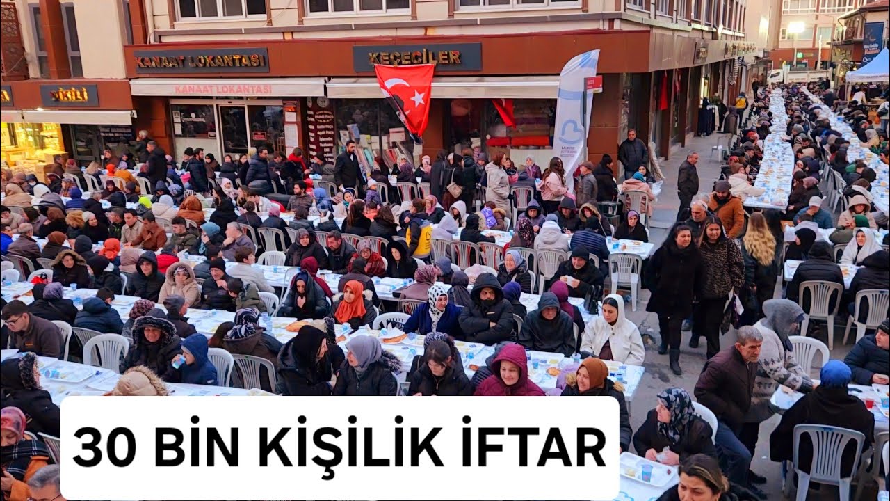 30 Bin Kişilik İftar,Kadir Gecesi. Balıkesir'de Tarihi Gece! - 19 Mart 2026 - #viral #keşfet 