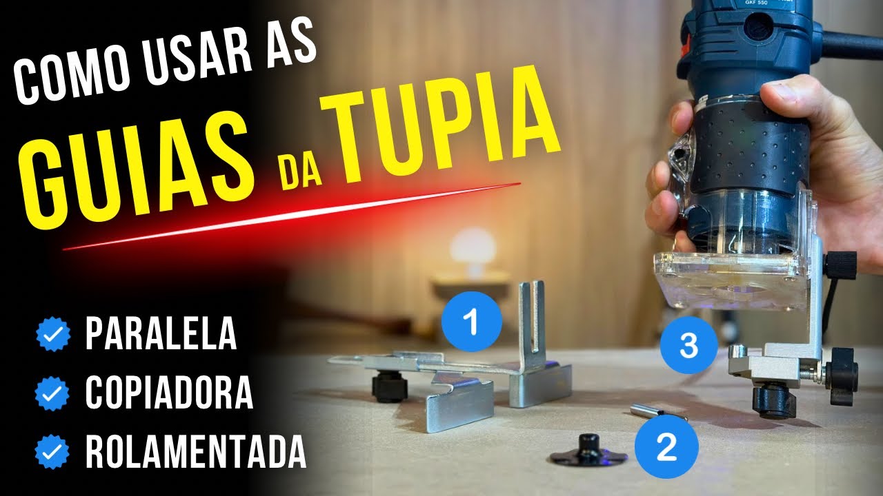Como usar as GUIAS da TUPIA Laminadora 🔥​ Técnicas avançadas com Tupia e Fresas