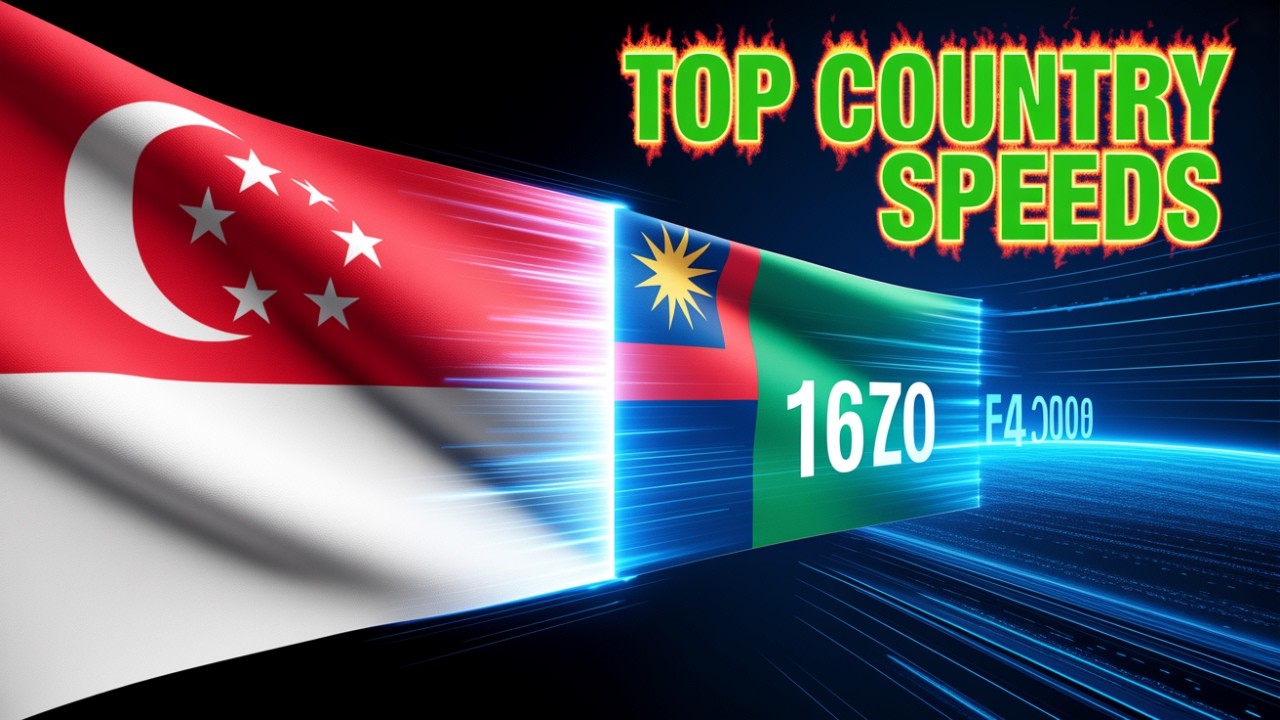Fastest Internet Speed Comparison|12 Countries by Internet Speed