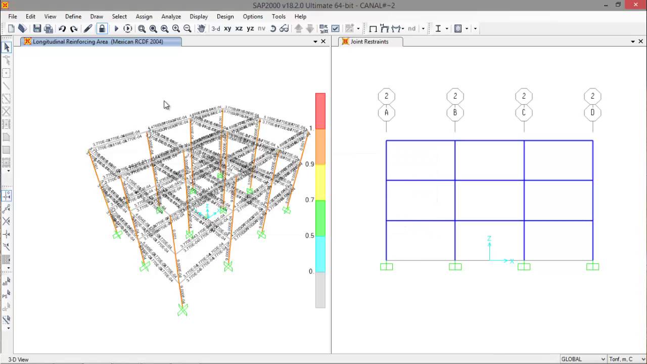 SAP2000 V18 Análisis y Diseño Estructural. calculo en 3D (3/3)