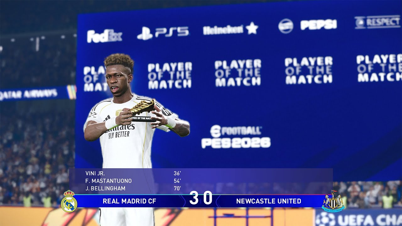 eFootball PES 2026 ПОЛНОЕ ОБНОВЛЕНИЕ PS4-PS5/ НОВЫЙ РЕАЛИСТИЧНЫЙ ГЕЙМПЛЕЙ!!!!! ОТ БЕРНАБЕУ