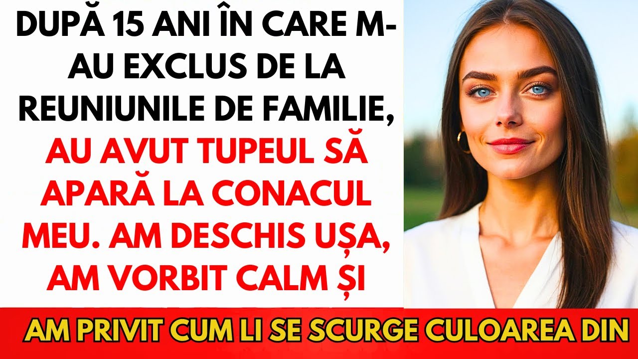 După 15 Ani De Excludere De La Reuniuni, Au Apărut La Vila Mea — Așa Că Eu…