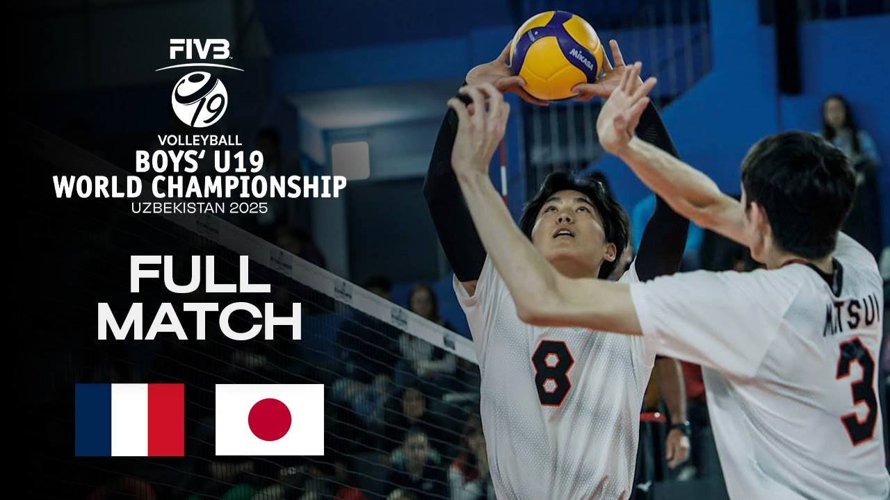 France vs. Japan - Pool B | Boys' U19 World Champs 2025 - Full Match