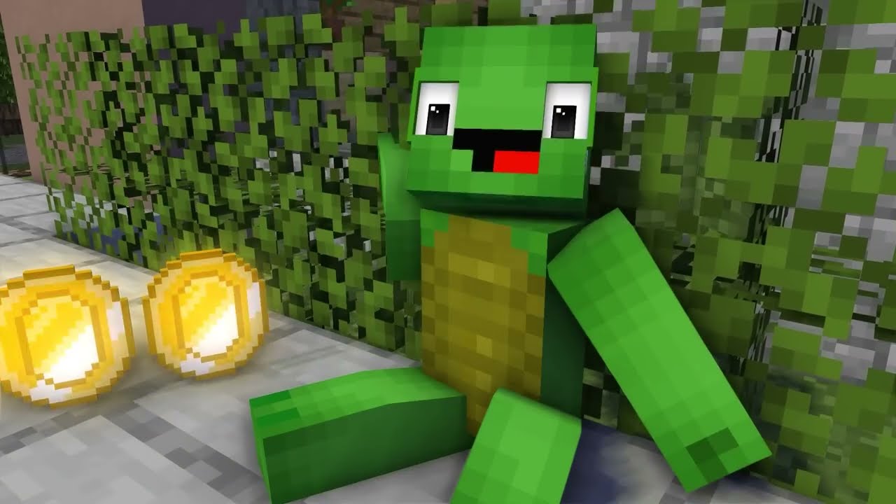 Strong JJ vs Weak Mikey Fitness Survival Battle Challenge - Maizen Minecraft Animation