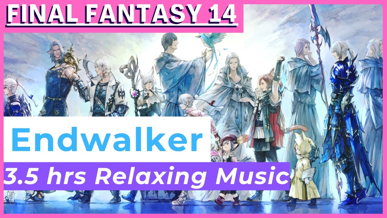 Relaxing FFXIV Music from Endwalker (3 hours) | Chill Gaming Music FF14 music ファイナルファンタジーxiv
