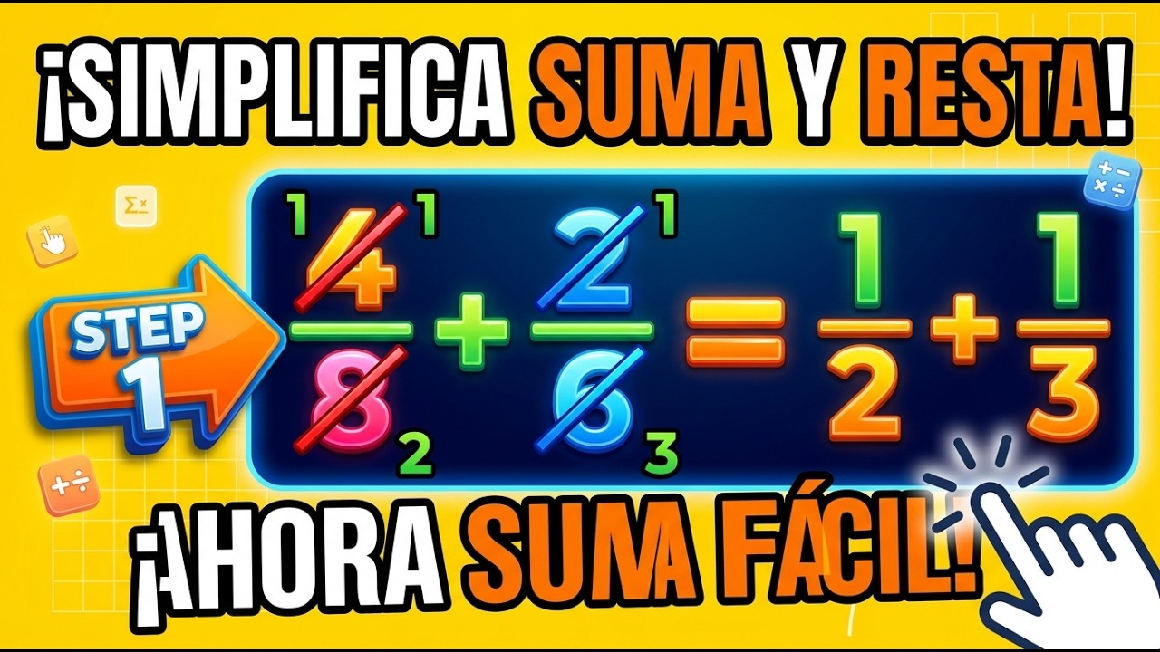 Simplificar Fracciones en Suma y Resta: ¡Aprende Fácil y Paso a Paso!