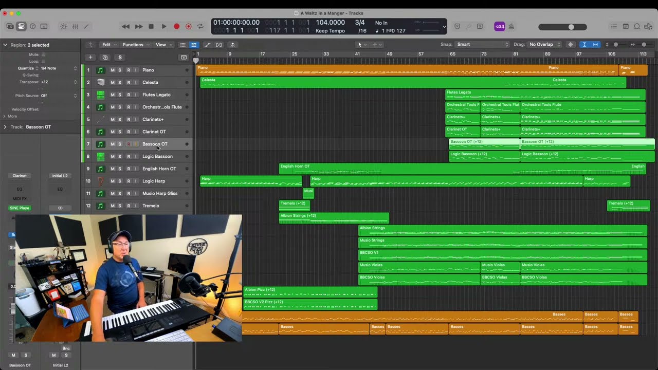 Composing with MUSIO, BBCSO, ORCHESTRAL TOOLS, SPITFIRE AUDIO, and LOGIC 🎻 | Free & Cheap Plugins