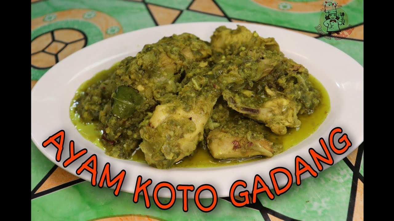 Resep AYAM KOTO GADANG khas Dapur Uni ET