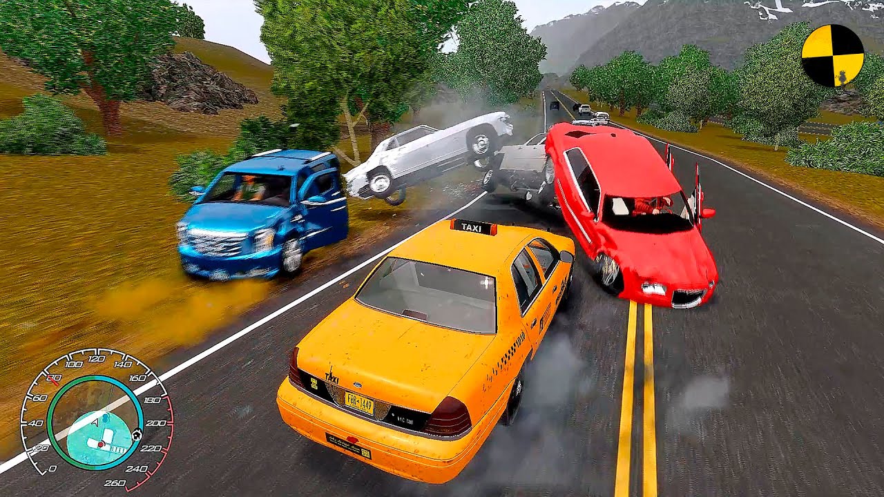 GTA 4 Crazy Taxi Crashes Ep.5