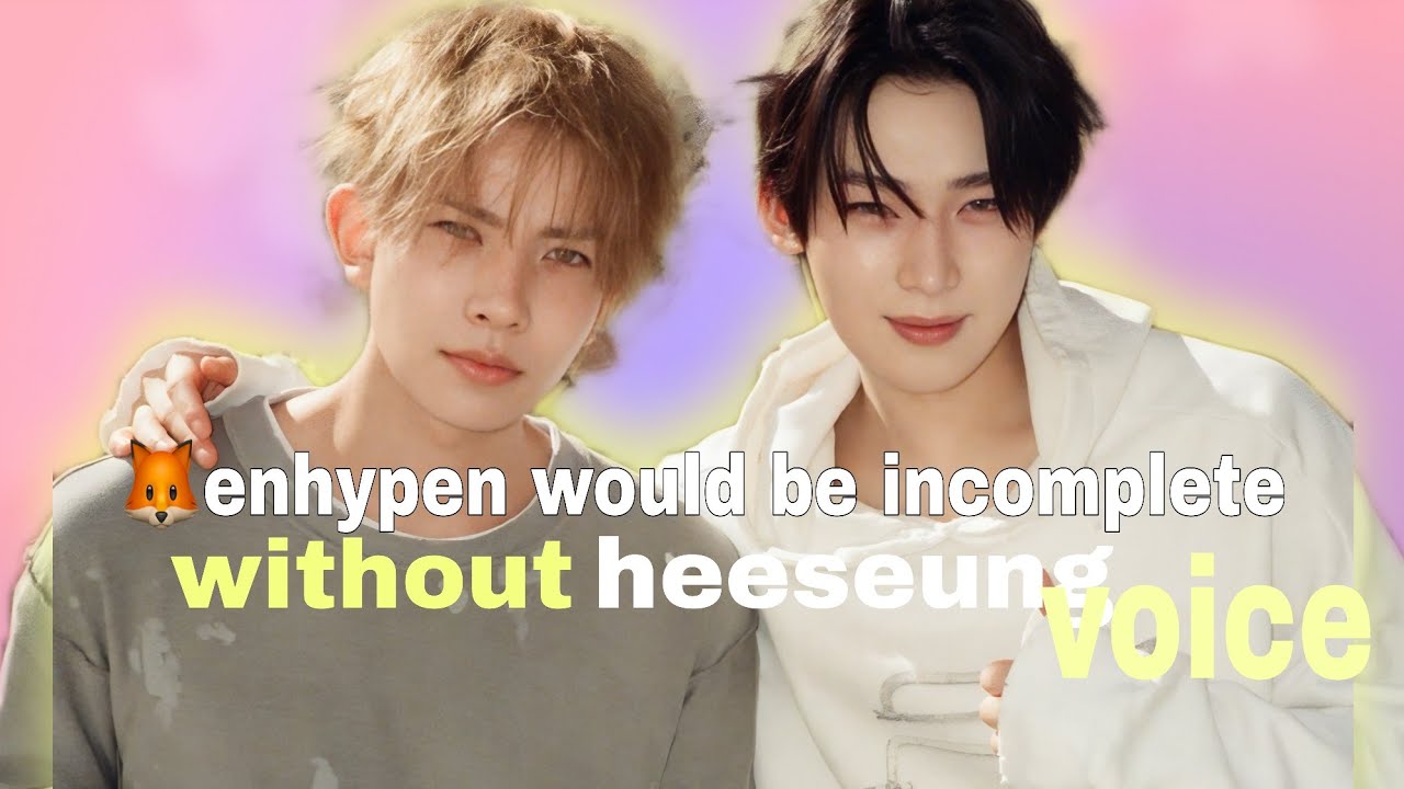 heeseung and sunoo's wholesome friendship (heesun)