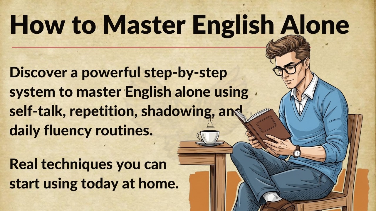How to Master English Alone || Graded Reader || Improve Your English using these simple tips