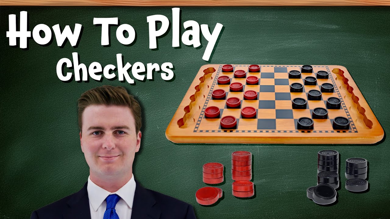 Easy Checkers Guide For Beginners! How to Play Checkers