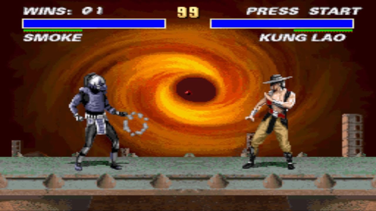 Mortal Kombat 3 [SNES] - play as Smoke