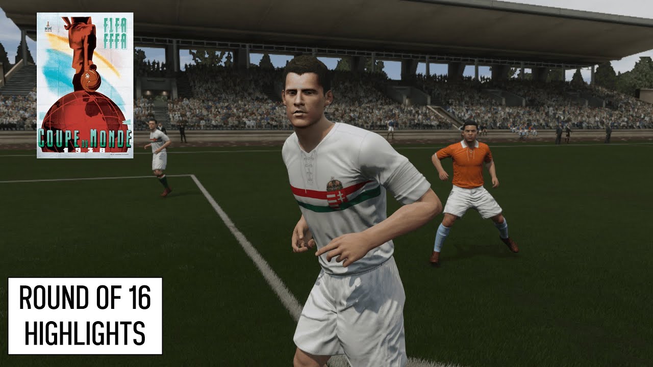 1938 World Cup Round of 16 Highlights (Part 2) | Historic Football Simulation