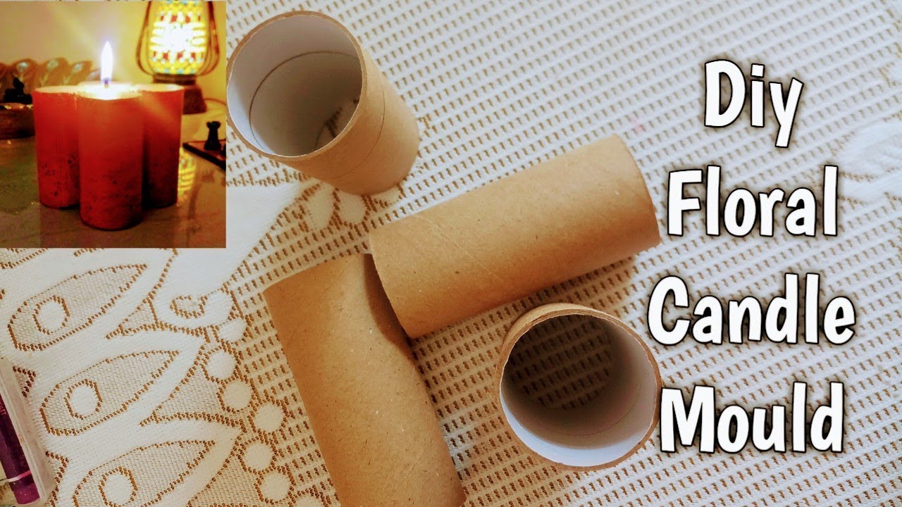 Diy Floral Candle Mould