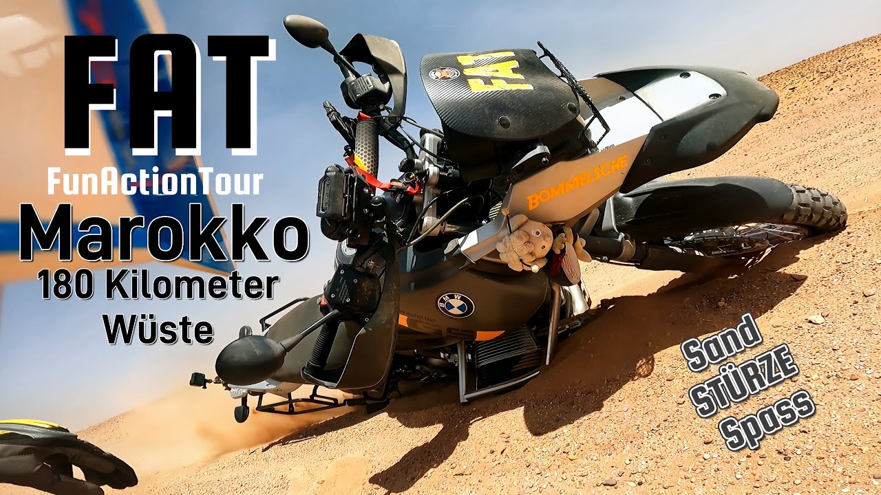Marokko 2024. 180 Wüsten Kilometer a.d Spuren der Paris-Dakar Rallye mit BMW 1250 / 1150 GS ADV