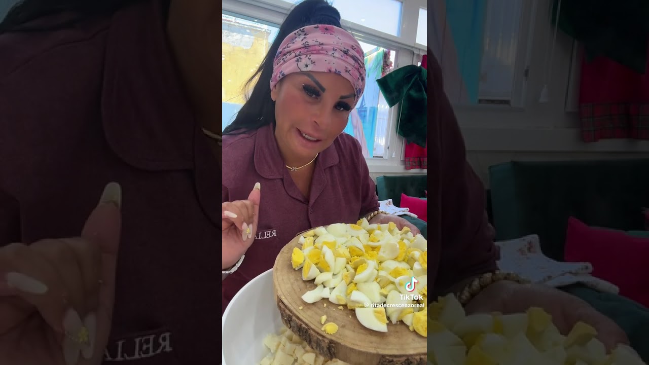 rita de crescenzo in cucina