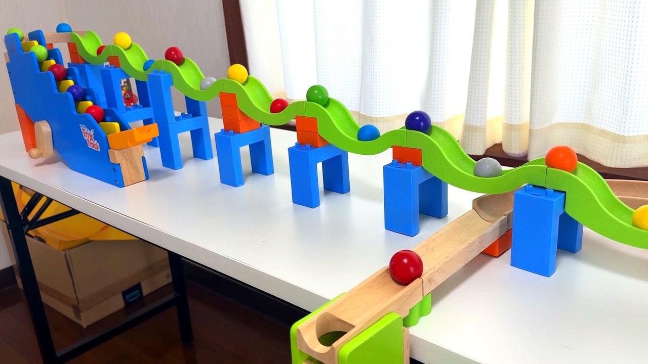 Marble Run ☆ TrixTrack Long Wave Course