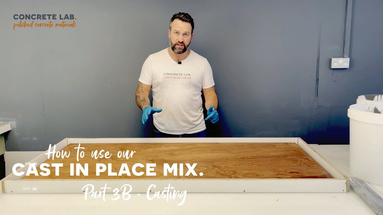 How To Use Our CAST IN PLACE Concrete Mix  - Part 3B - Casting The Concrete