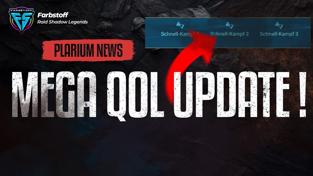 Update 11.20: MEGA QoL UPDATE! Siege Testkämpfe, Relikte & Quick Battles | Raid: Shadow Legends