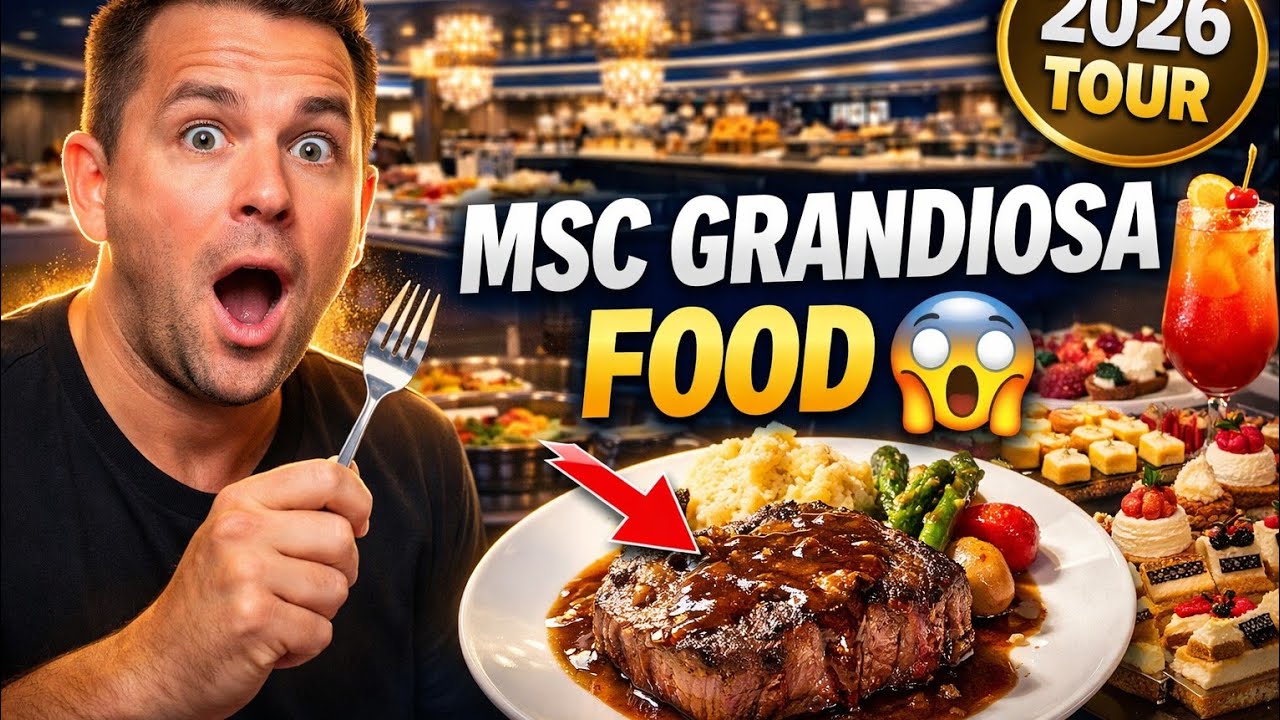 MSC Grandiosa Buffet & Restaurants | Honest Food Tour