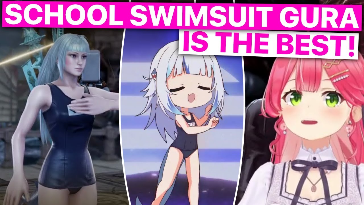 Miko Loves Swimsuit Gura (Sakura Miko / Hololive) [Eng Subs]