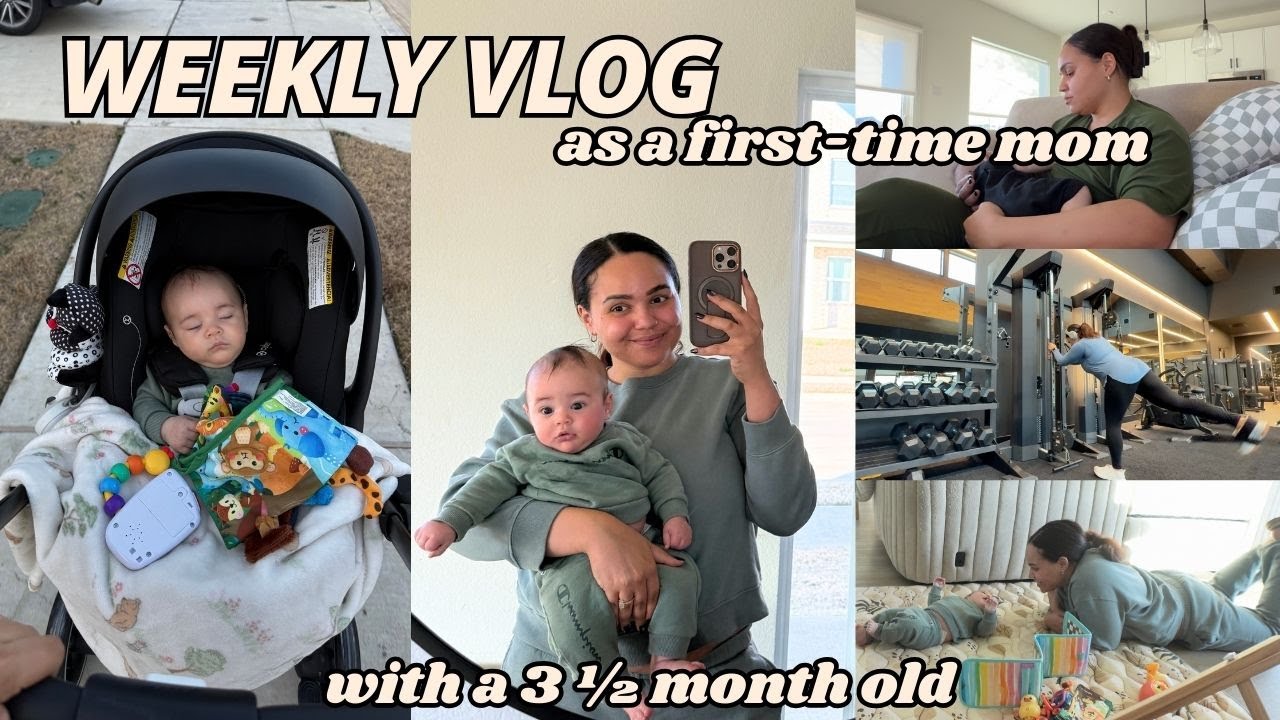 WEEKLY VLOG *as a first-time mom* 🍼🧸 // Nap training updates, tummy time activities + balancing work