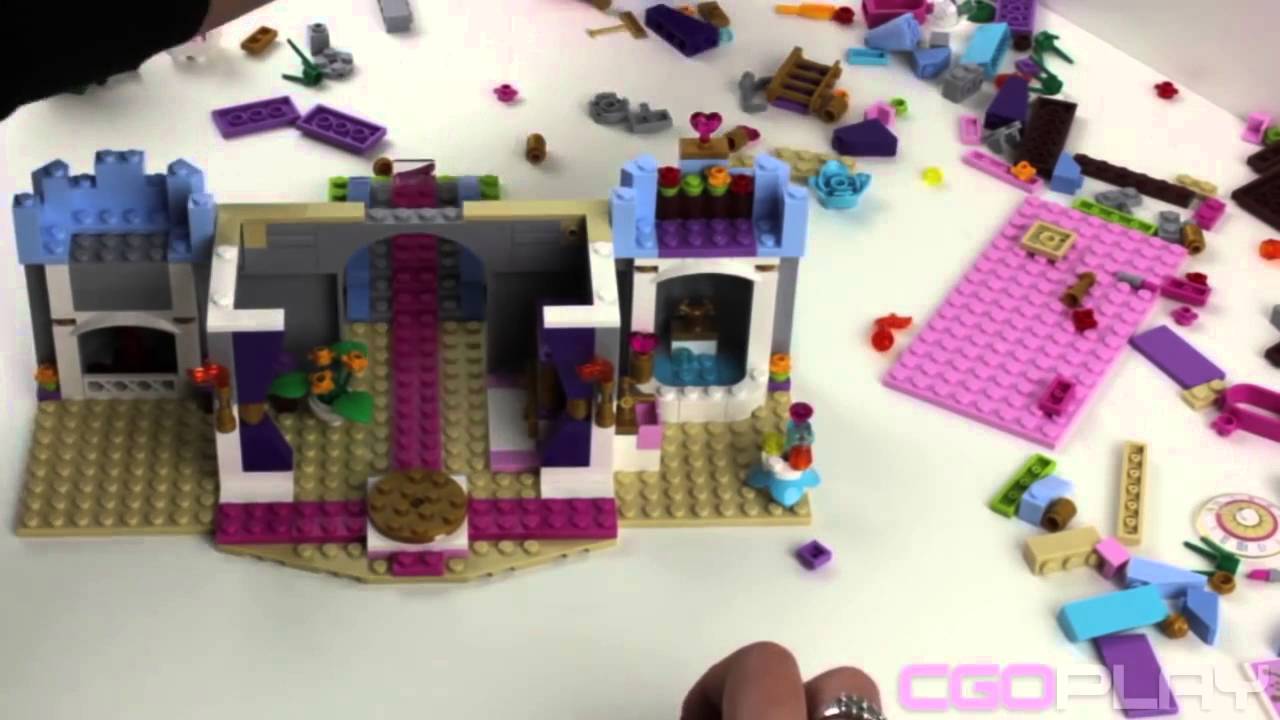 &hearts; LEGO Disney Princess Cinderella Romantic Castle 41055 Unboxing (Lego Toys for Kids) Part 5 HD