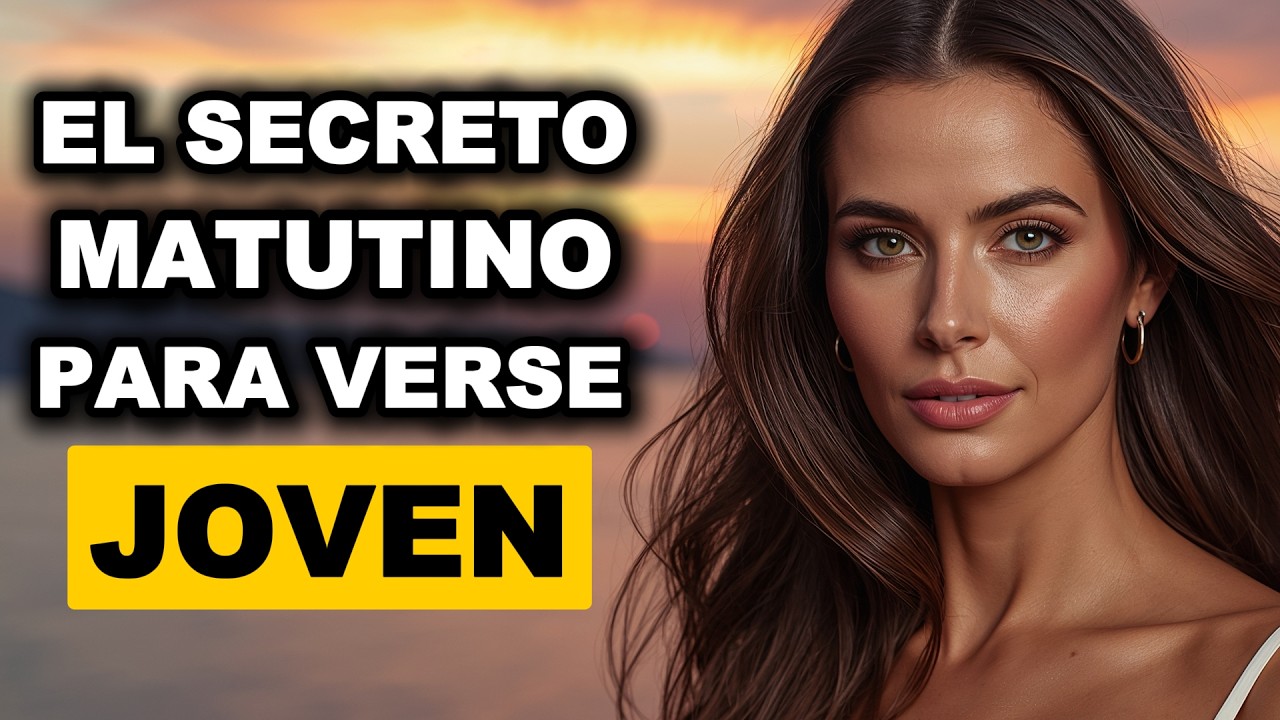 Sin CIRUGÍA – 10 HÁBITOS MATUTINOS Para Lucir más JOVEN