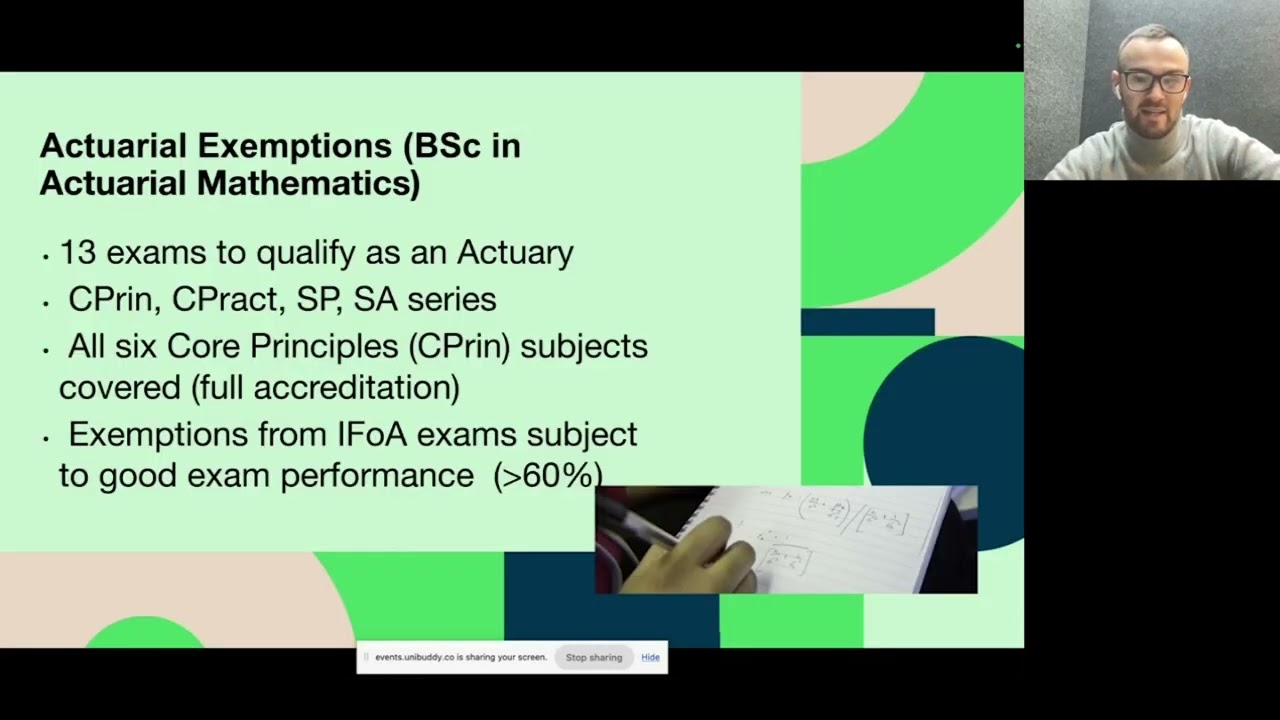 DC126 - Actuarial Maths - CAO Virtual Information Evening 2025