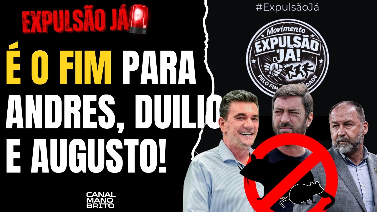 🚨 EXPULS&Atilde;O J&Aacute;: TORCIDA DO CORINTHIANS INICIA MOVIMENTO HIST&Oacute;RICO CONTRA ANDR&Eacute;S, DU&Iacute;LIO E AUGUSTO