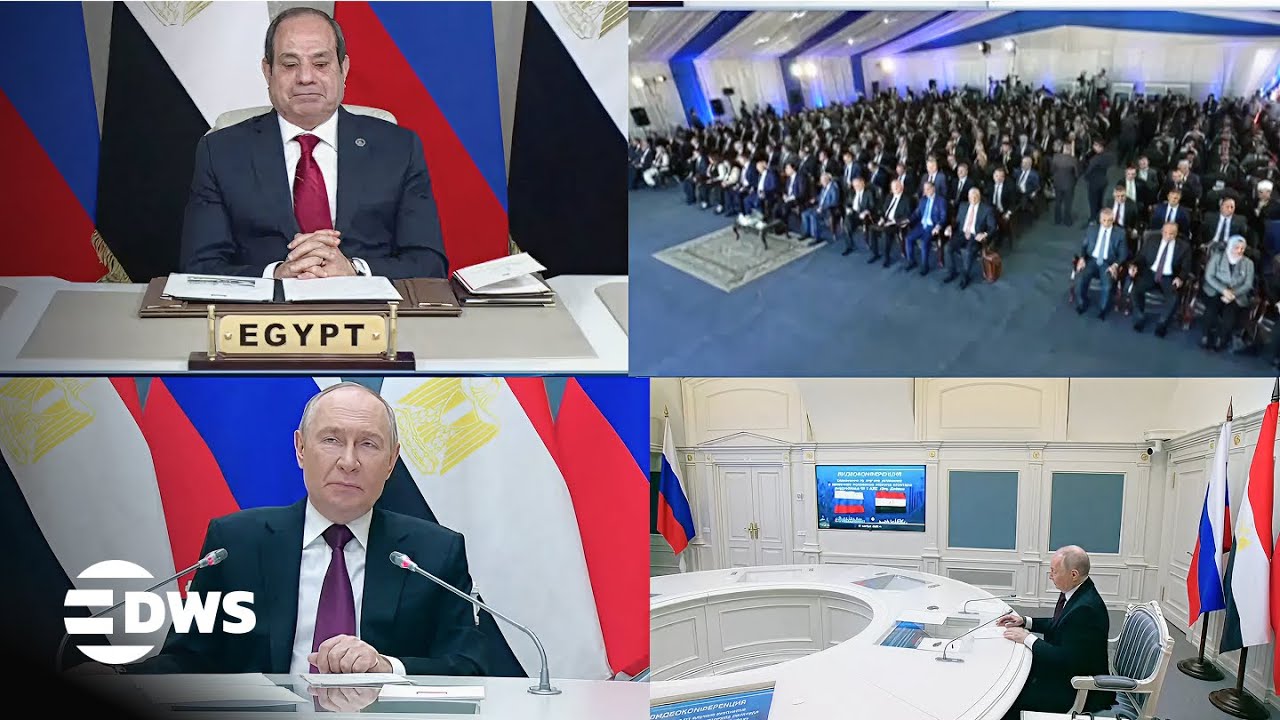 FULL CEREMONY: Pres. Putin & Egypt El-Sisi Preside Over El-Dabaa Nuclear Reactor Installation | AC1E