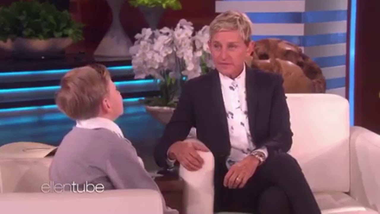 the yodeling kid goes Ellen Show , And look what happened