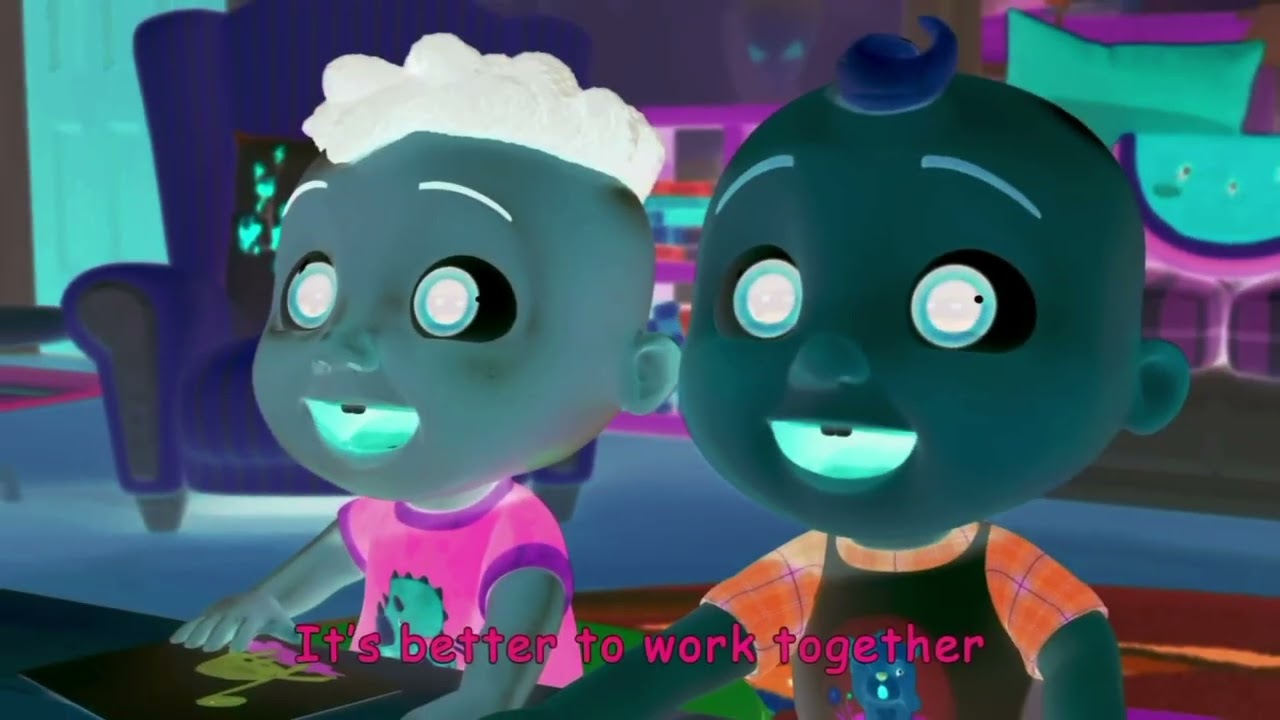 Cocomelon says it's better to work together/voice pitch effects 