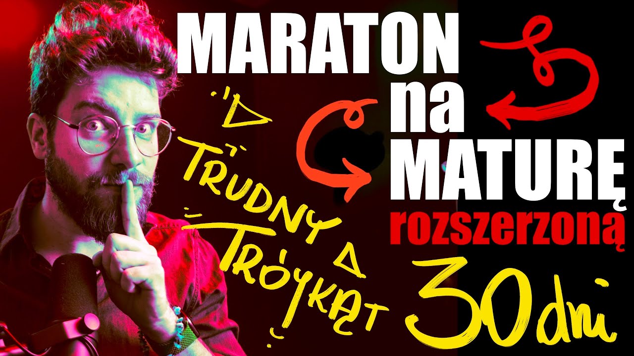 🔥Za 30 dni ROZSZERZENIE 2024❗️SPRYTNE pola trójkątów... MARATON na MATURĘ 2024 (rozszerzenie)