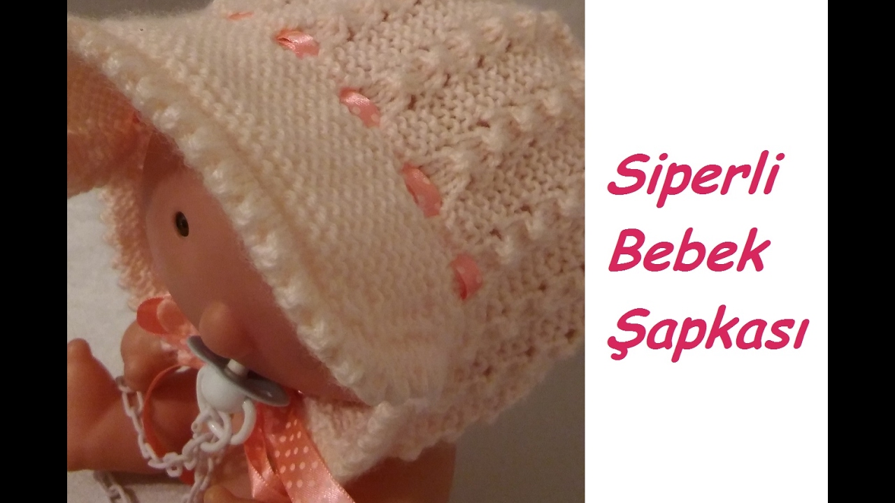 Siperli Bebek Şapkası