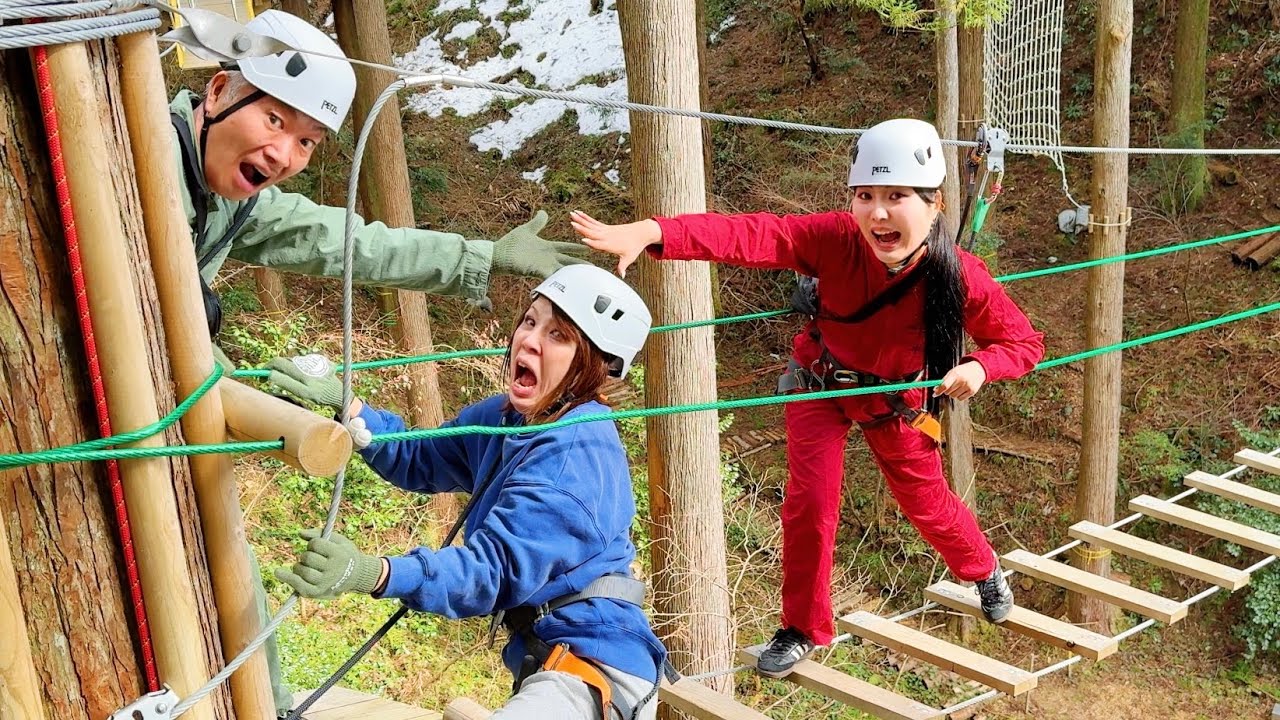 妹と母でパパ活デートした。死ぬかもしれないアスレチックに行ったら家に帰れなくなる