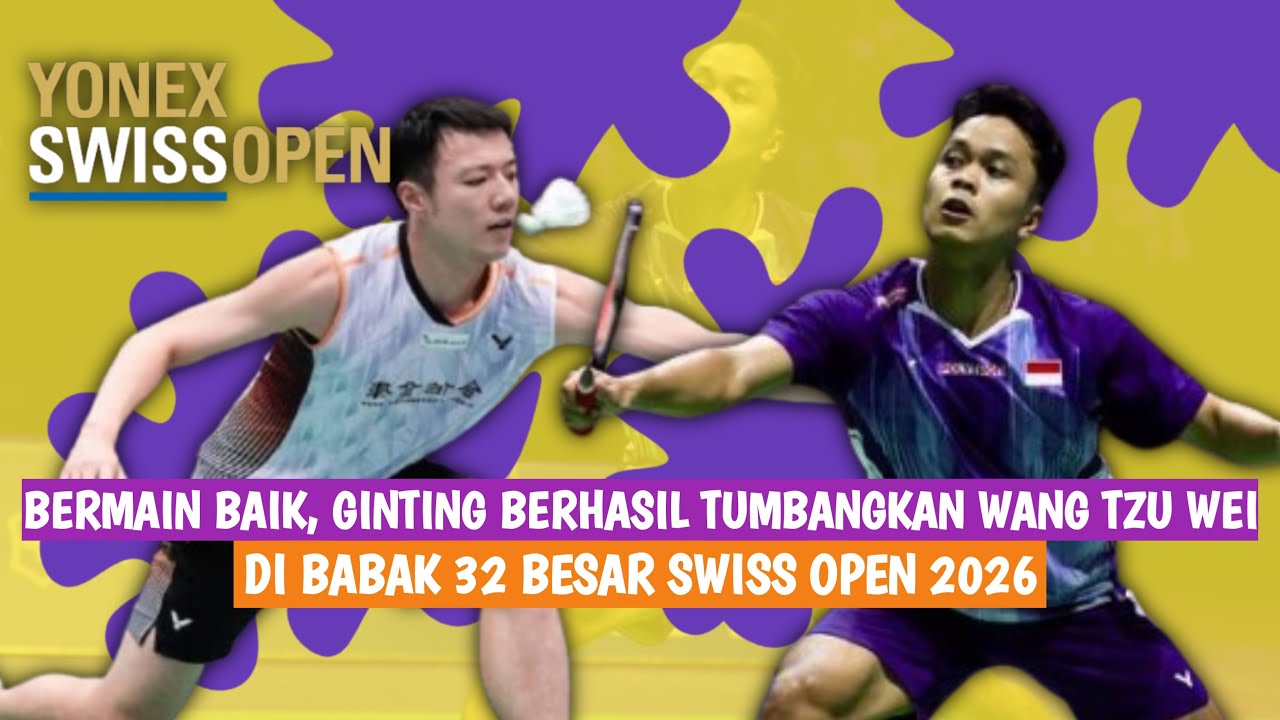 🔴LIVE - Anthony Sinisuka Ginting Vs Wang Tzu Wei - Swiss Open 2026