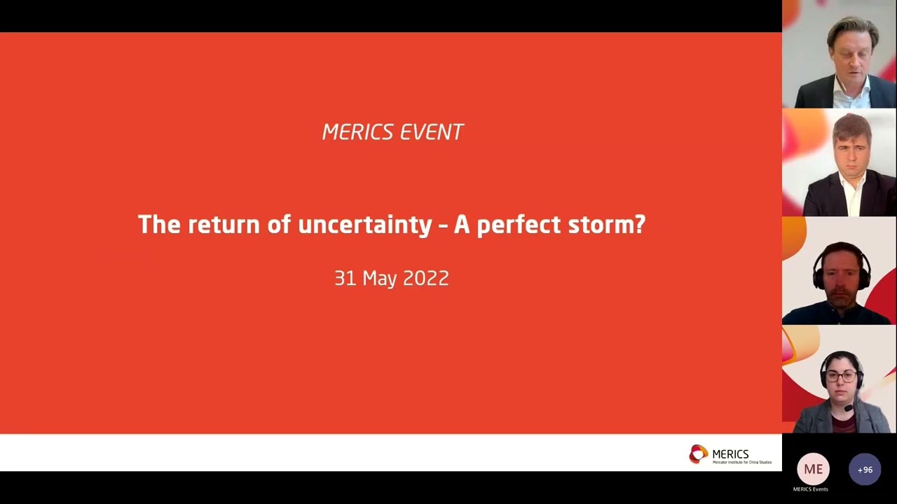 MERICS Online Event: China’s Return of Uncertainty - A Perfect Storm?