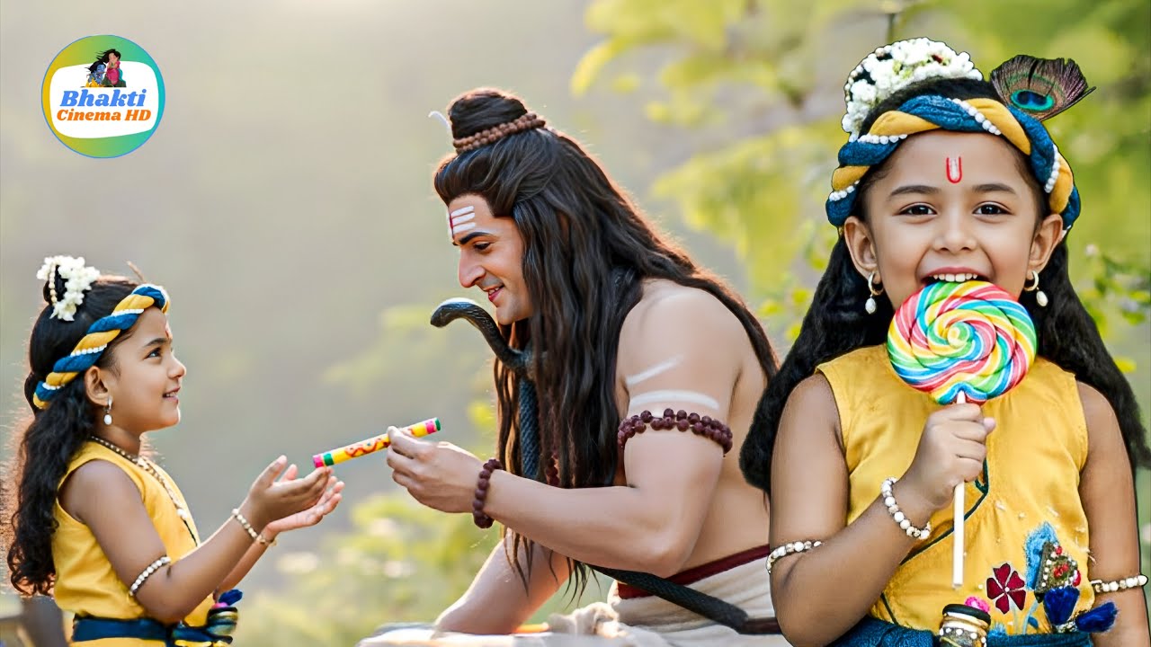 कान्हा ने खाई खाई महादेव की लायी स्वादिश्ट कैंडी || Yashomati Maiya Ke Nandlala