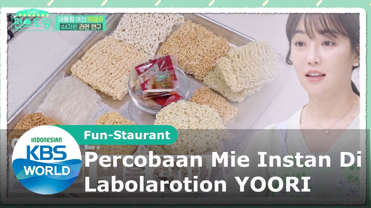 Percobaan Mie Instan di Laboratorium Yoori |Fun-Staurant | SUB INDO | 201109 Siaran KBS World TV|