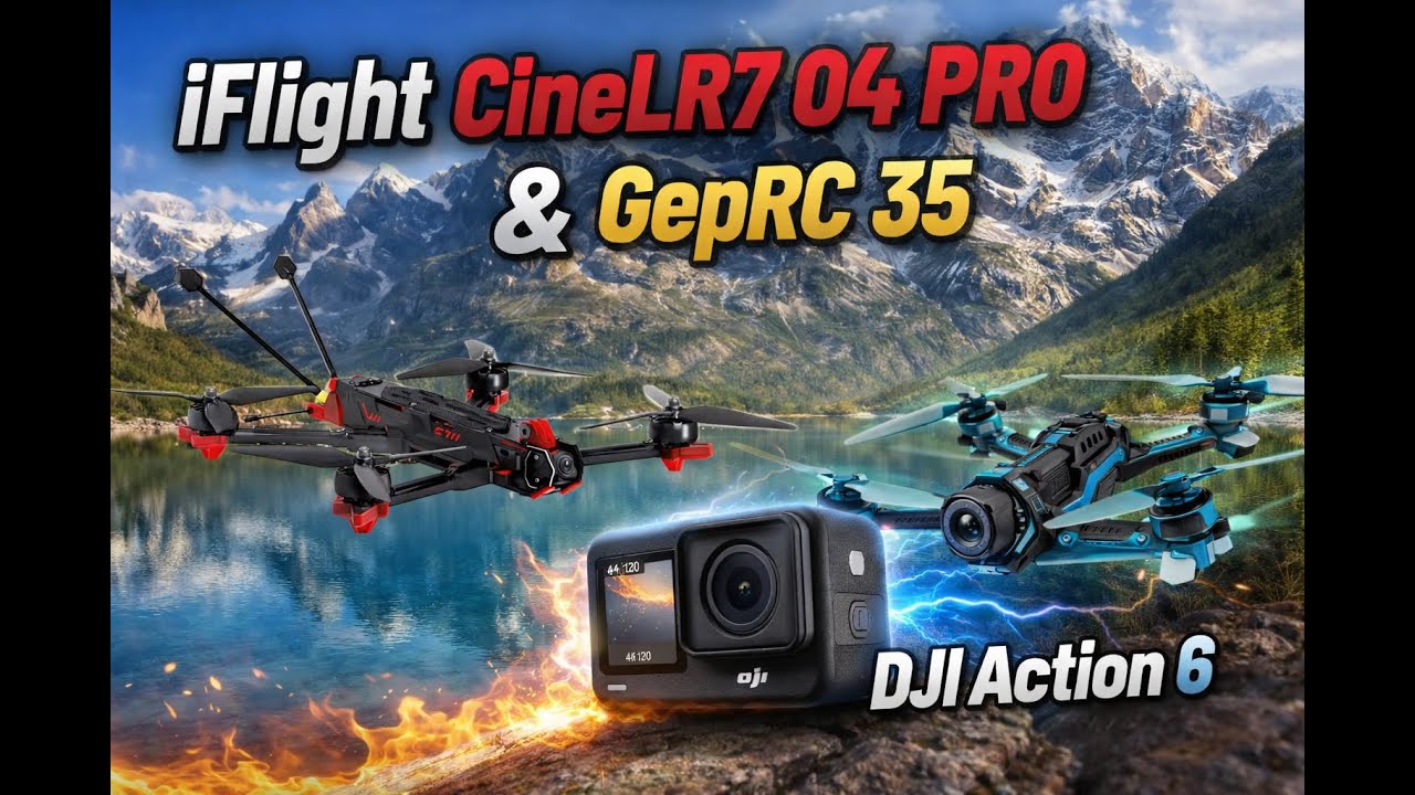 🚁 FPV Test Flight: iFlight cineLR7 & GEPRC Cinelog35