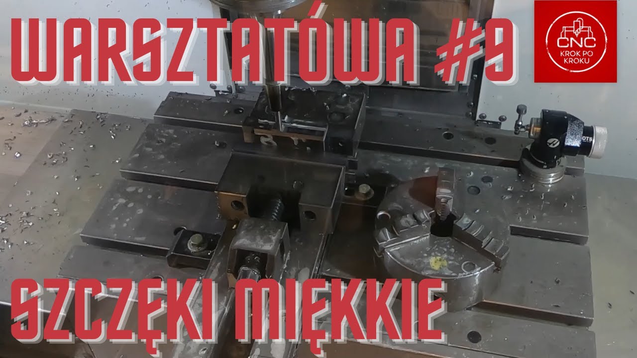Warsztatówa CNC #9 Szczęki specjalne do ręcznego uchwytu trójszczękowego Bison