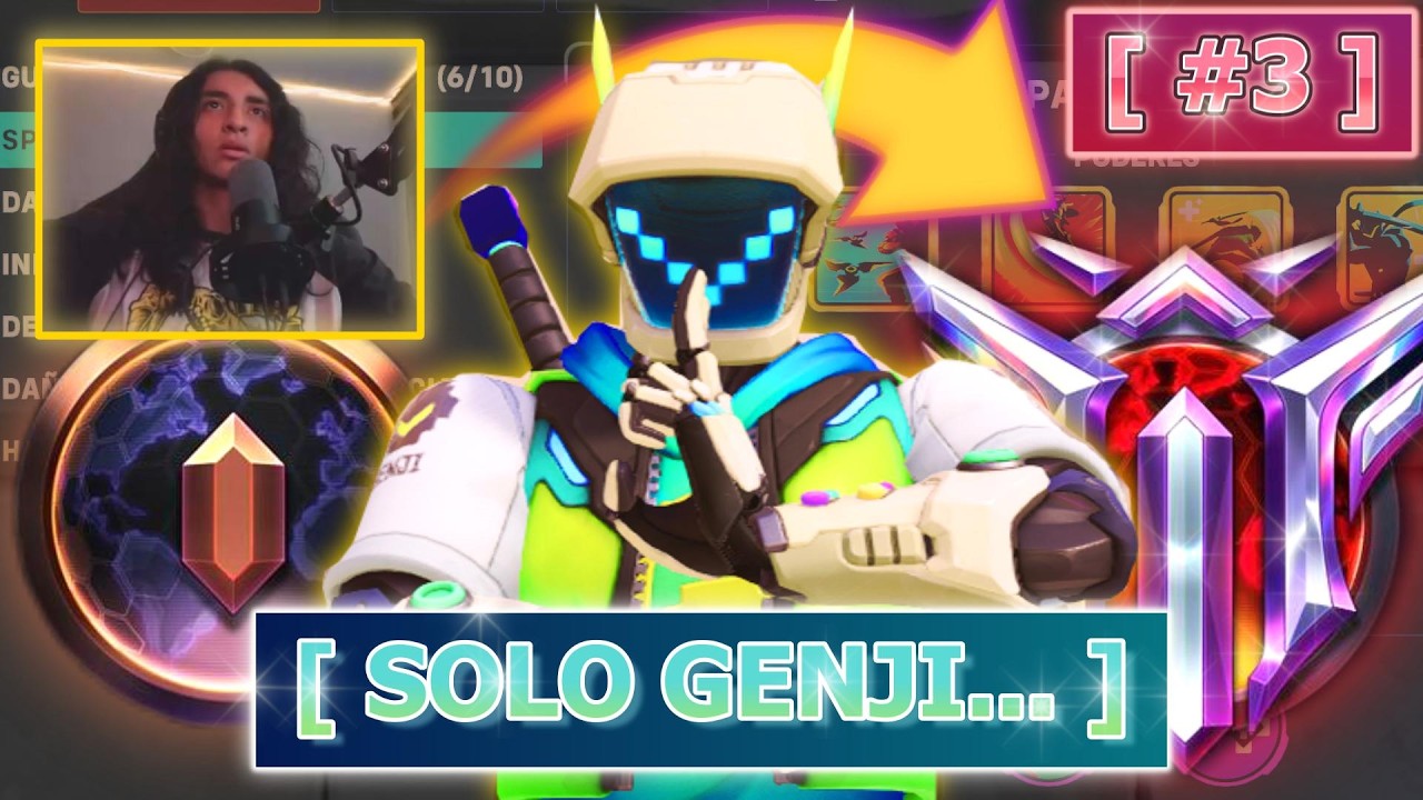 Prtidas largaaaaaas/ UNRANKED to LEYEND solo GENJI [EP. 3]
