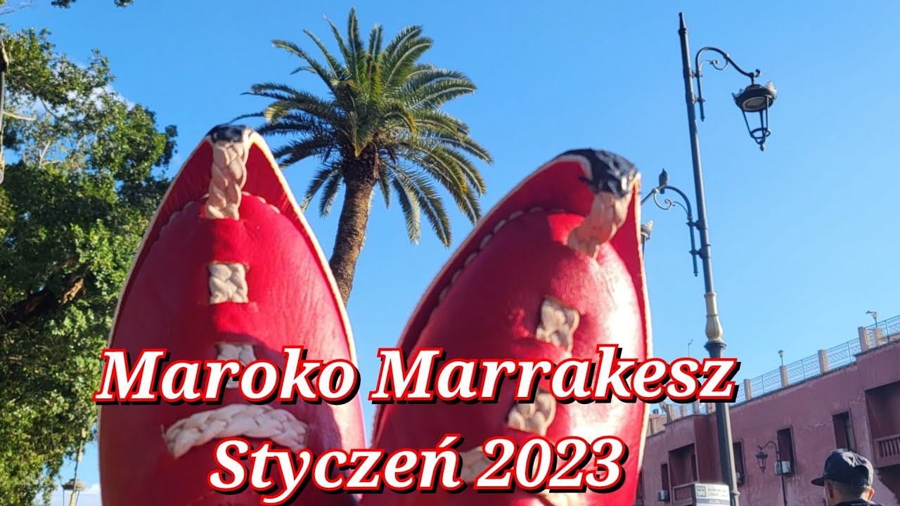 Maroko 0.1 2023 Marrakesz zimą , Góry Atlas i Sahara