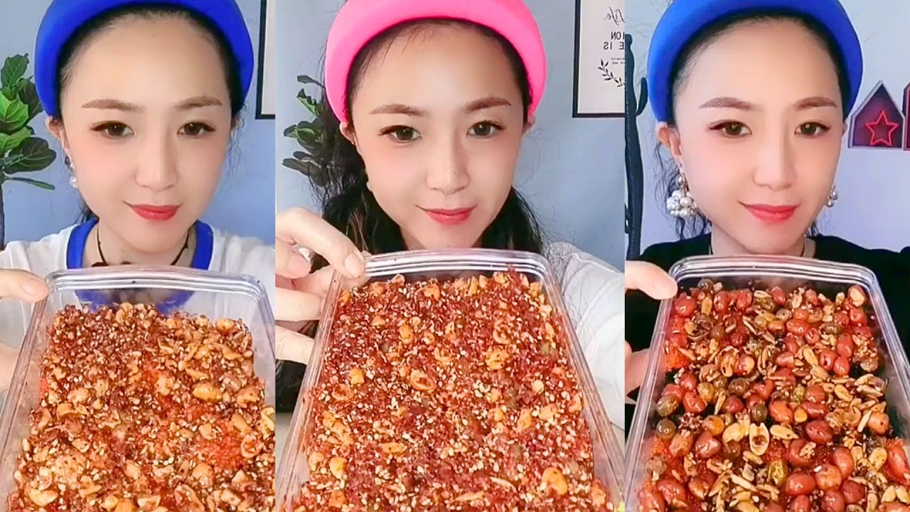 Satisfying Eating Sounds with Colorful ASMR Crunchy Mukbang Compilation #261