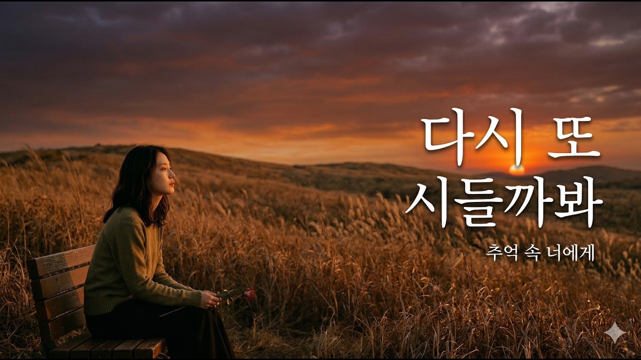 다시 사랑할 수 있을까? 너무 두려워.[🎵눈물 감성 발라드 I 시들까봐 - With - MusicBum]