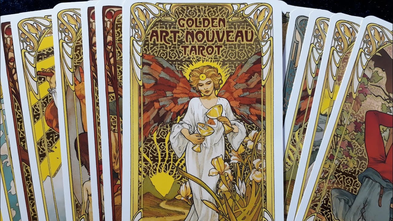 Golden Art Noveau Tarot - Unboxing