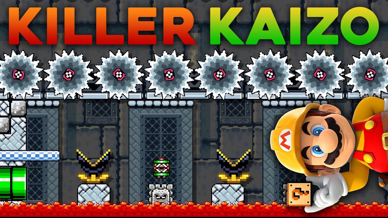 Super Mario Maker - Tricky Typfoon: Killer Kastle - HARD KAIZO