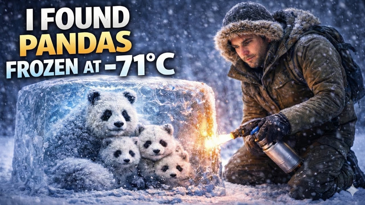 He Rescued a Panda Family Trapped in Ice at -71°C & Built Them a Safe Warm Shelter 🐼💔